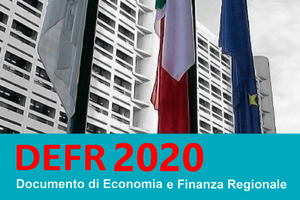 La Giunta approva il Documento di Economia e Finanza Regionale 2020