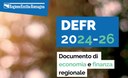 Approvato dalla Giunta Regionale il Documento di Economia e Finanza Regionale  2024